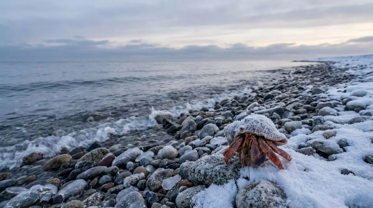 まとめ｜野生のヤドカリは冬も静かに生きている