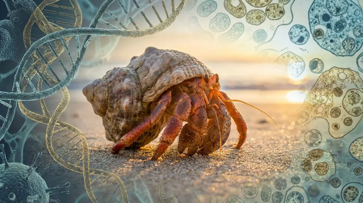 ヤドカリが長生きできる3つの生物学的理由