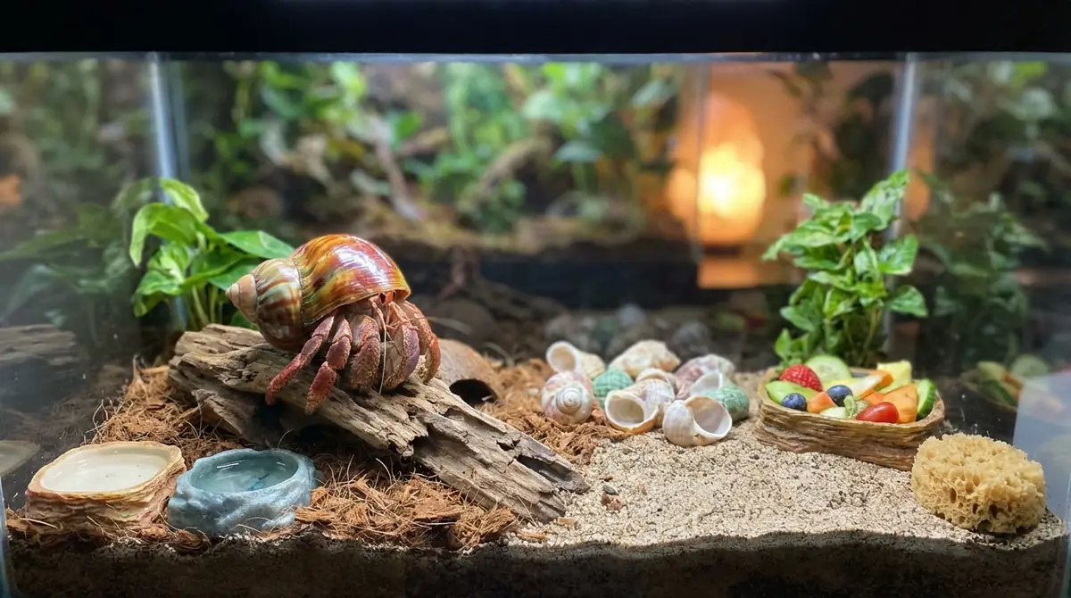 ヤドカリの寿命を延ばす飼育の5つの基本条件