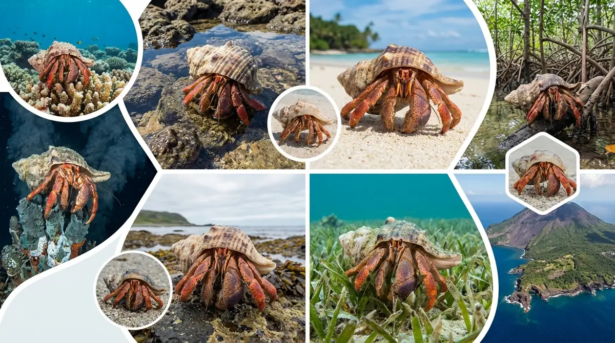 世界の代表的なヤドカリ8選｜特徴と生息地