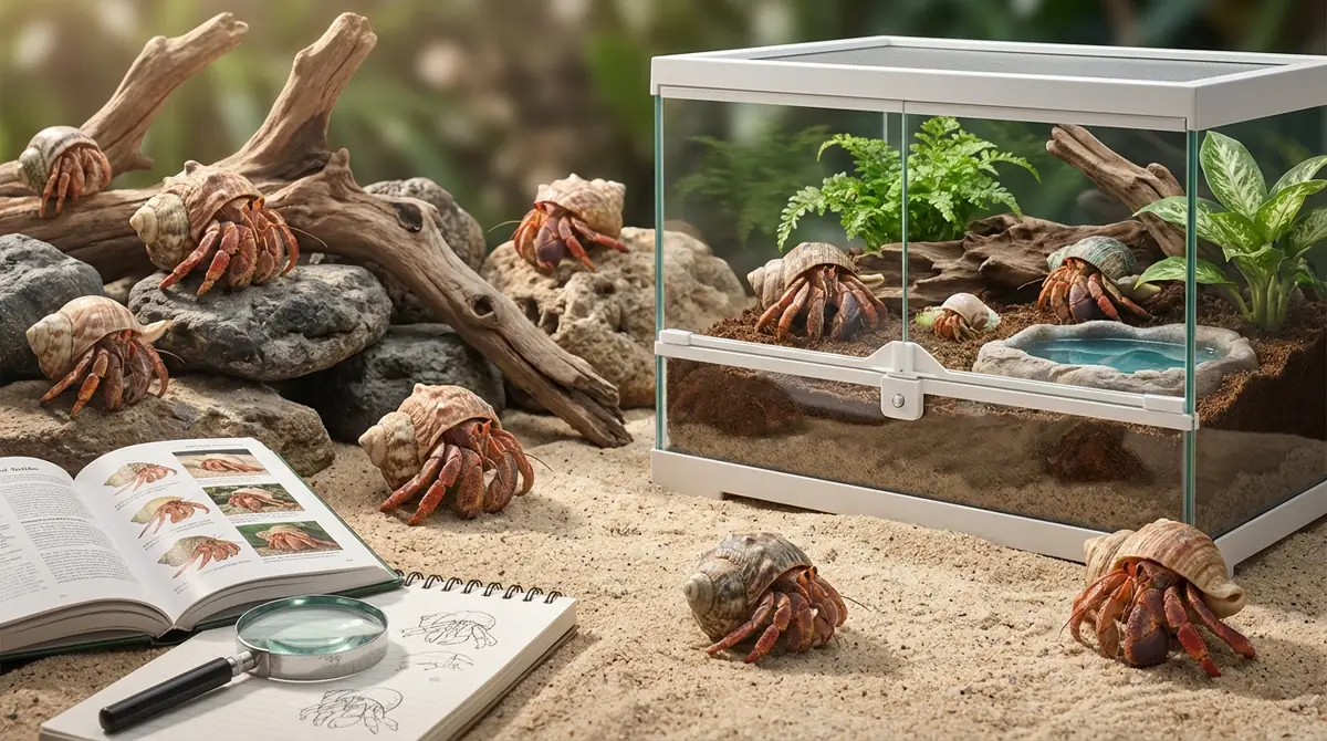 ヤドカリをもっと知りたい人へ｜図鑑・観察・飼育情報