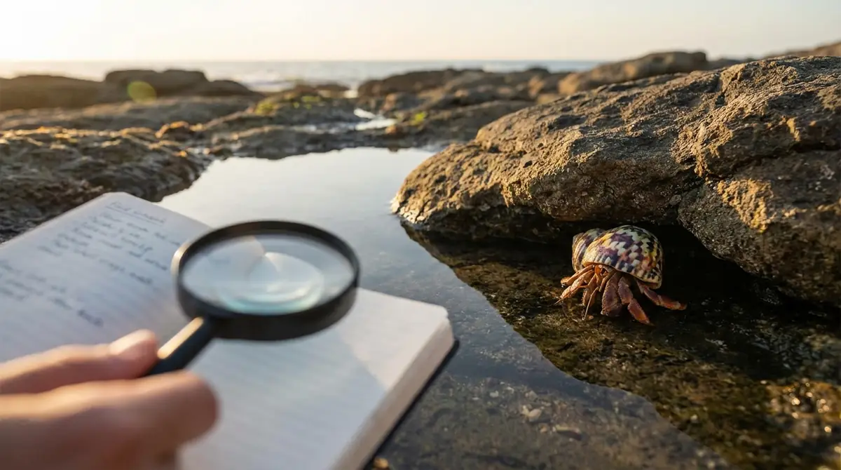 ヤドカリ観察の方法｜見るべき5つの行動パターン