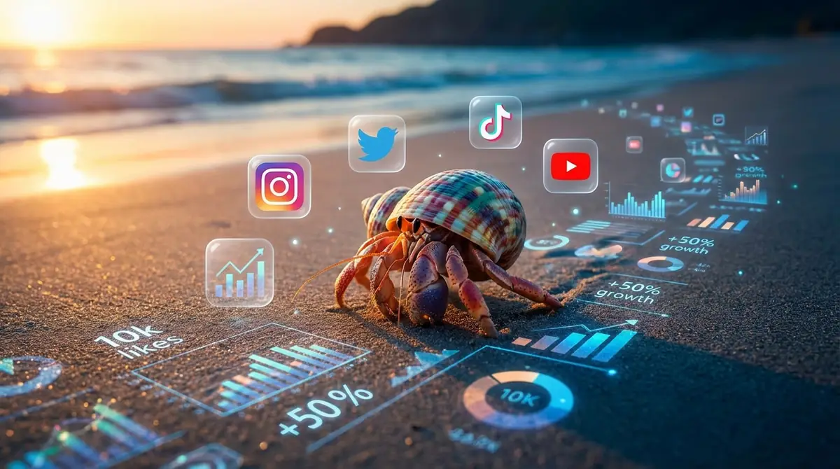 ヤドカリはSNSで本当に人気？数字で見るリアルな現状