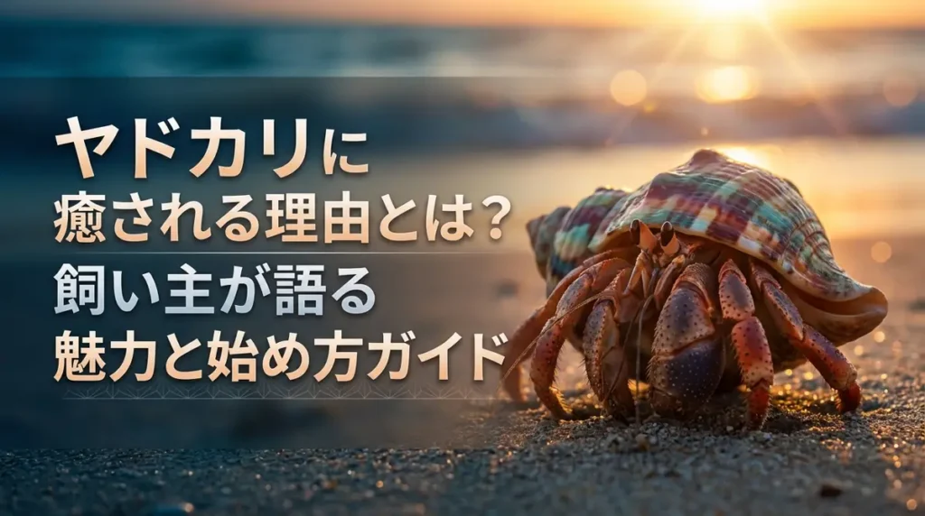 ヤドカリに癒される理由とは？飼い主が語る魅力と始め方ガイド