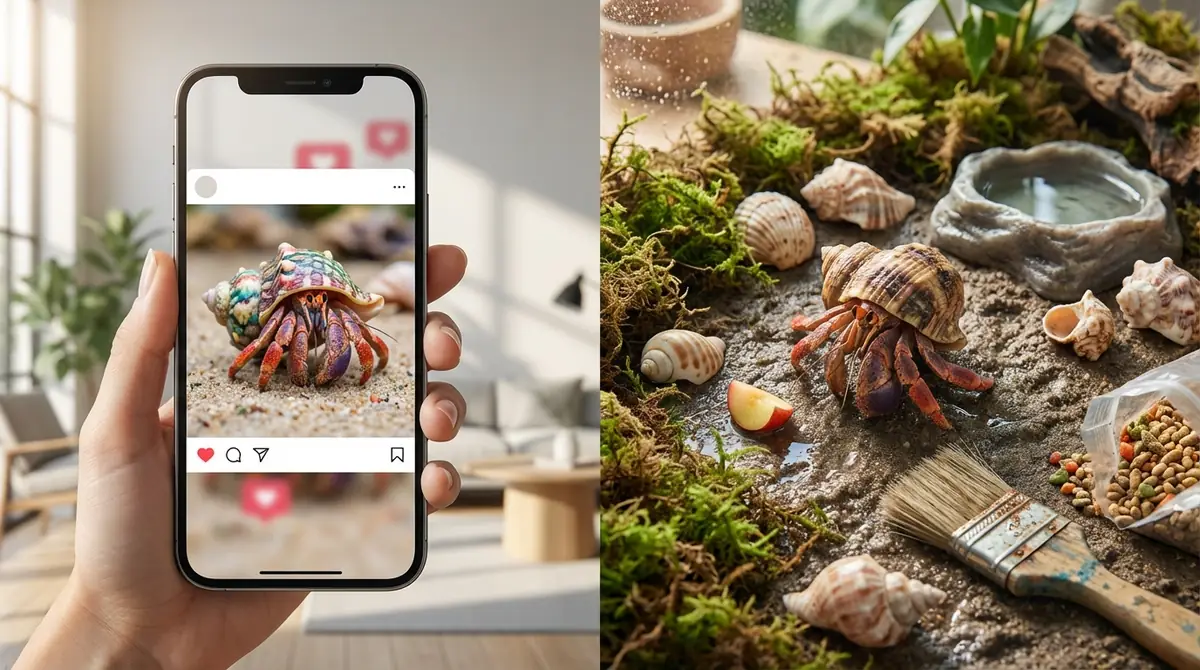 SNSで人気のヤドカリを飼いたい人が知るべきリアル