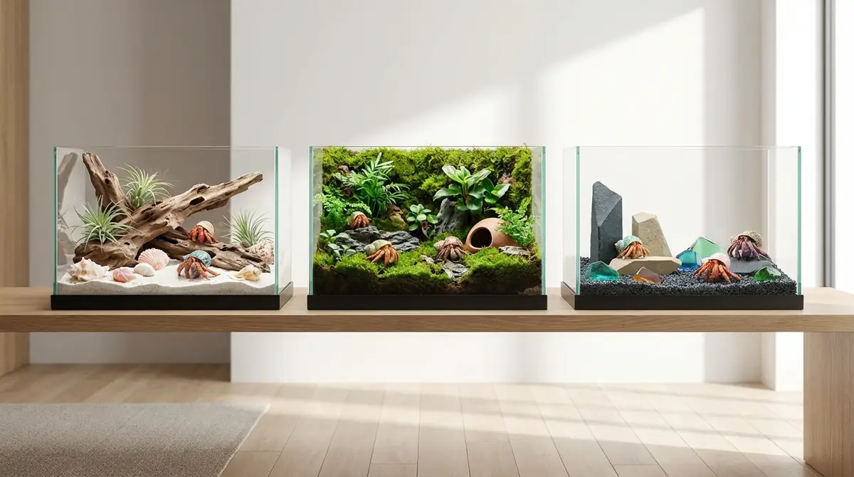 おしゃれなヤドカリ水槽レイアウト例3選