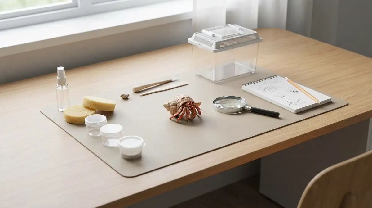 ヤドカリ自由研究に必要な道具と準備【100均活用チェックリスト】