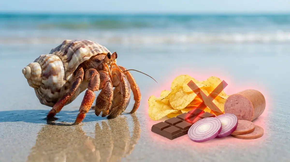 絶対NG！ヤドカリに与えてはいけない餌