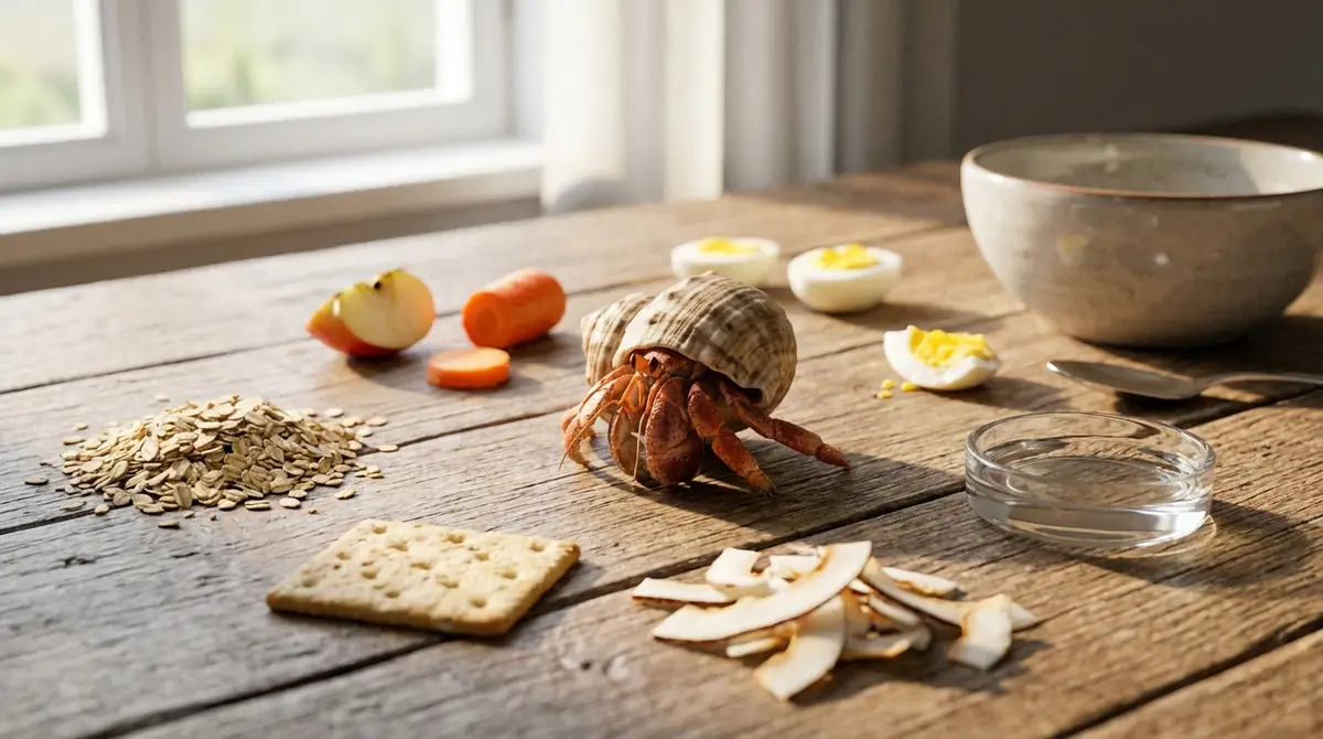 家にあるもので代用できるヤドカリの餌リスト