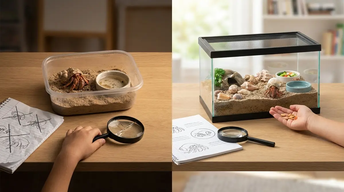 ヤドカリ自由研究でよくある失敗と対処法5選