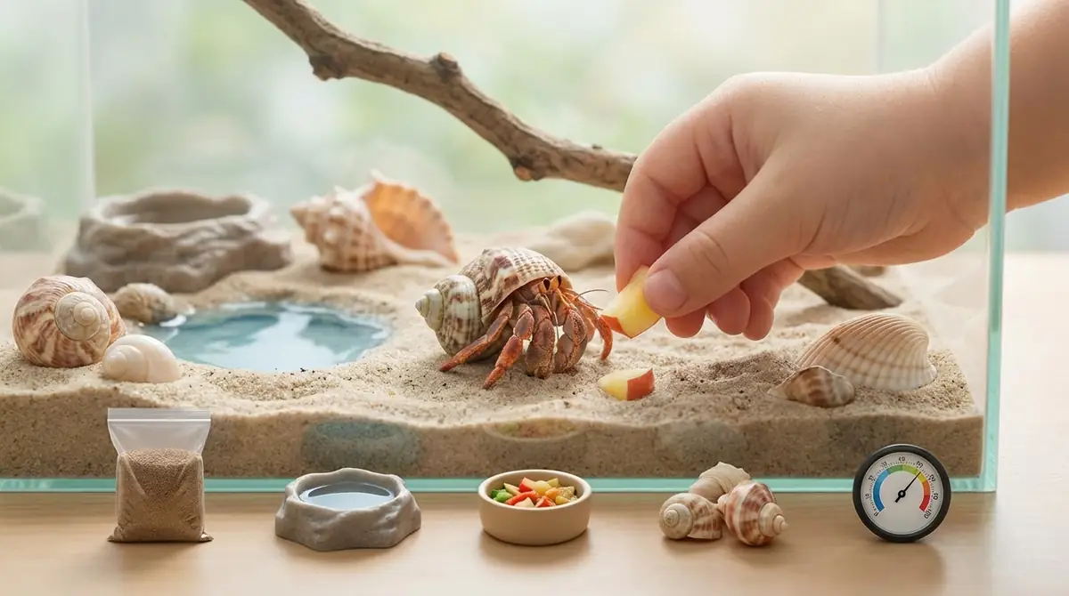 初心者でも簡単｜ヤドカリの飼い方5ステップ