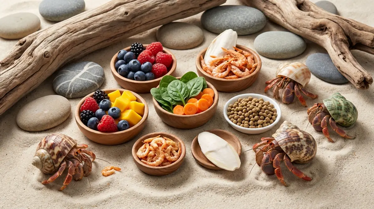 ヤドカリの餌|何を食べる?与え方と注意点