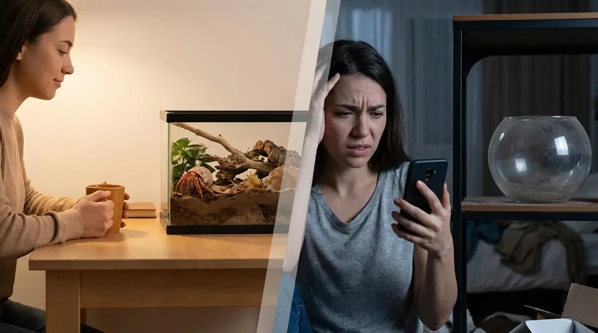 ヤドカリをペットにするのが向いている人・向いていない人