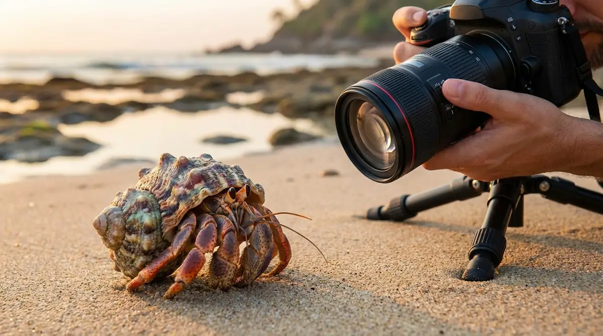 【実践編】初心者でも失敗しないヤドカリ写真の撮り方5ステップ