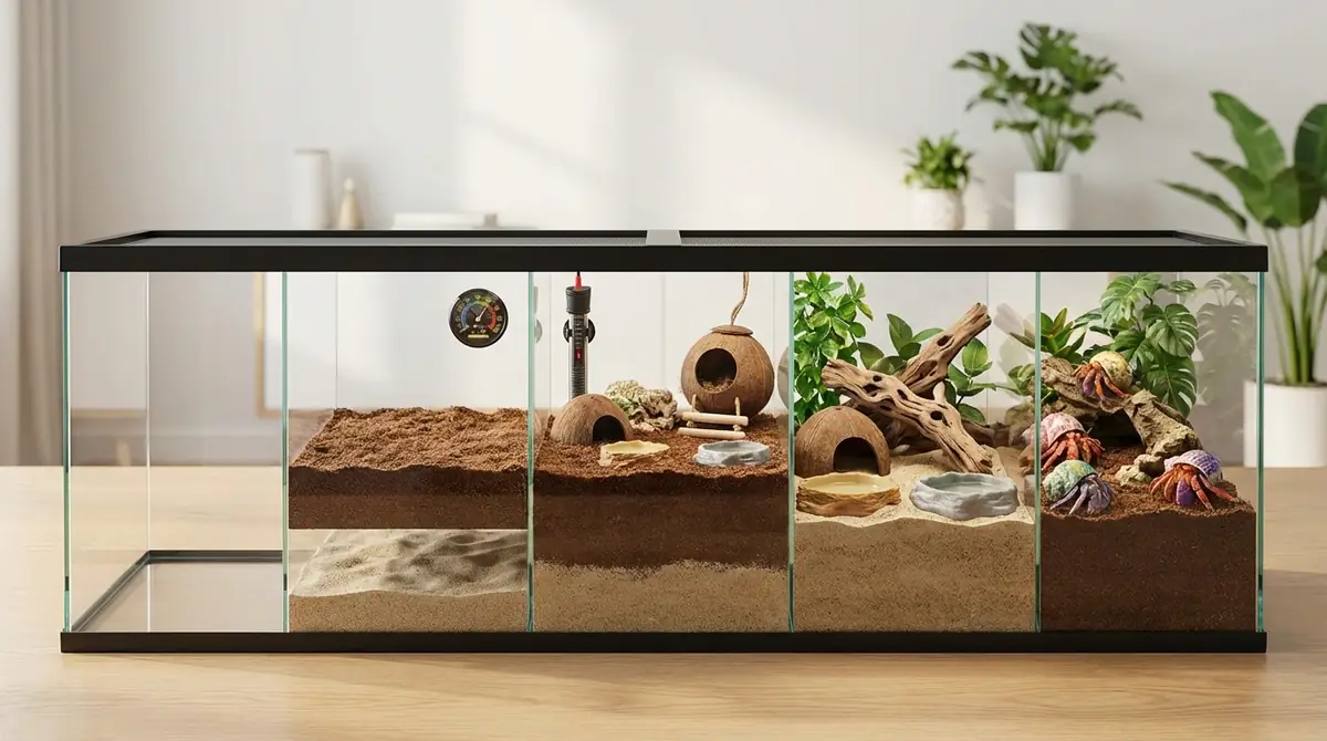 オカヤドカリの飼育環境セットアップ手順【6ステップ】