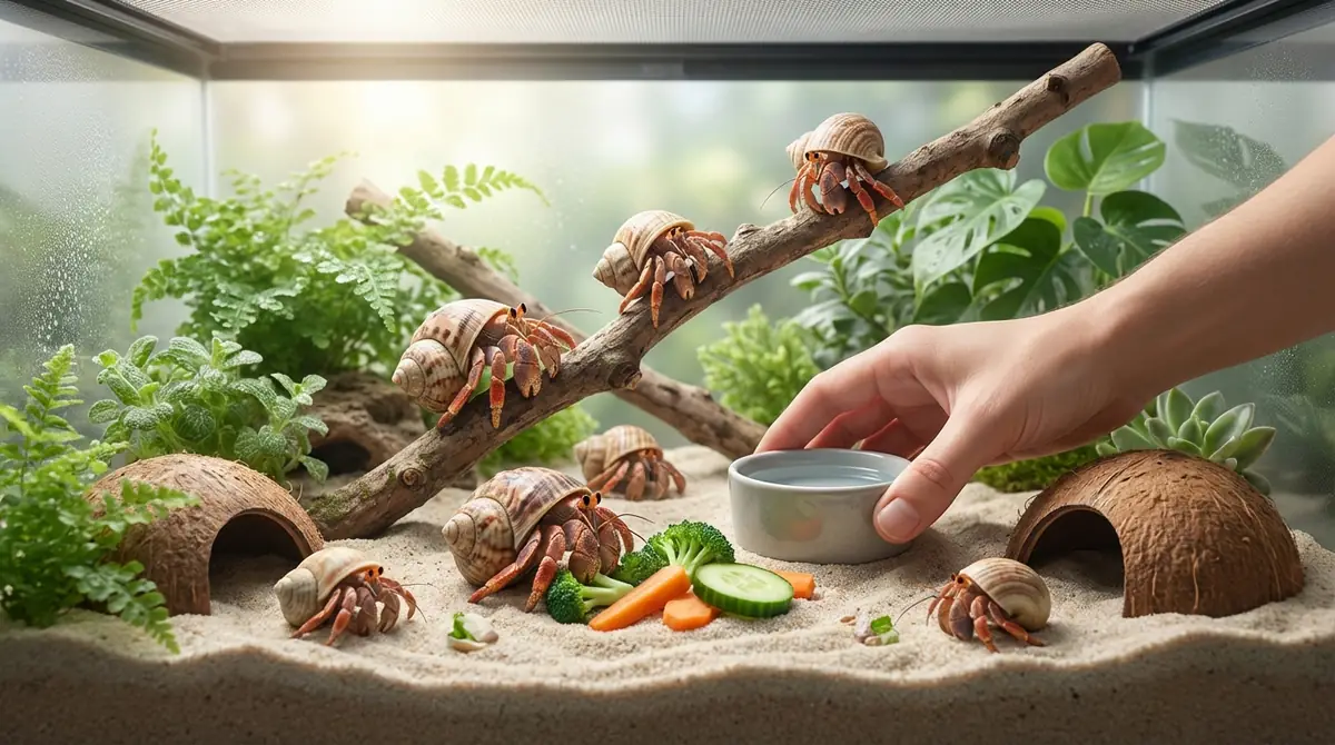 オカヤドカリの日常の世話｜1日5分のルーティン