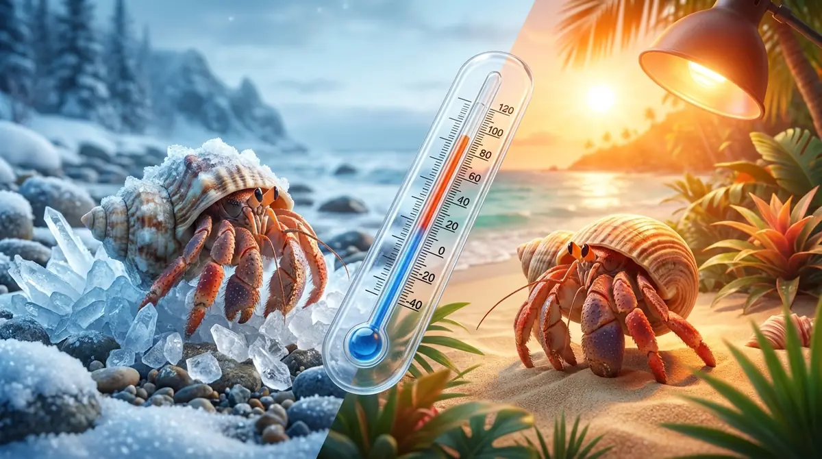 ヤドカリの飼い方|季節別の温度管理ポイント