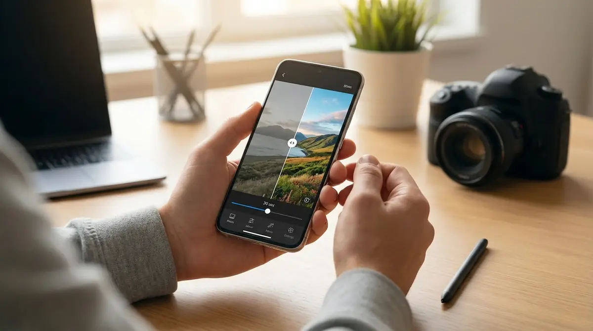 撮影後の簡単レタッチ術|スマホで30秒補正