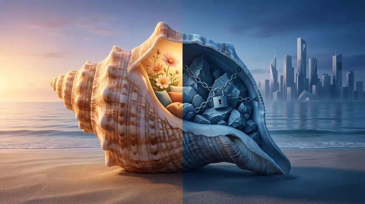 「ヤドカリのような人」とは？ポジティブ・ネガティブ両方の意味を解説