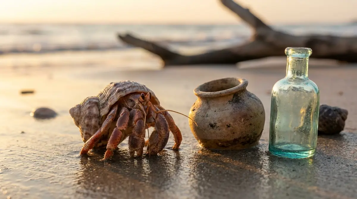ヤドカリの名前の由来と「宿借り」の語源