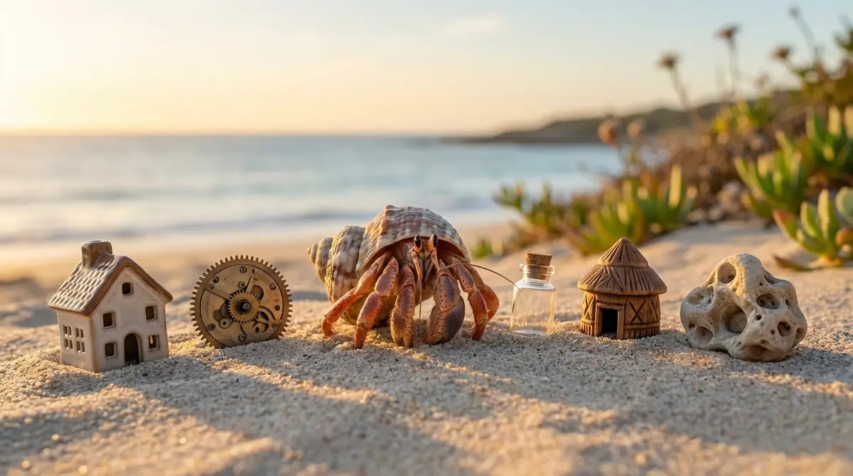 ヤドカリと似た意味を持つことわざ・慣用句5選