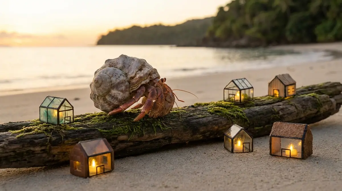 【シーン別】ヤドカリの比喩を使った例文10選