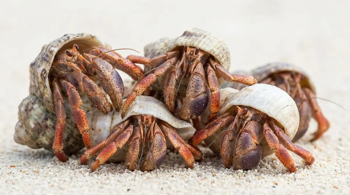 ヤドカリの足が数えにくい2つの理由