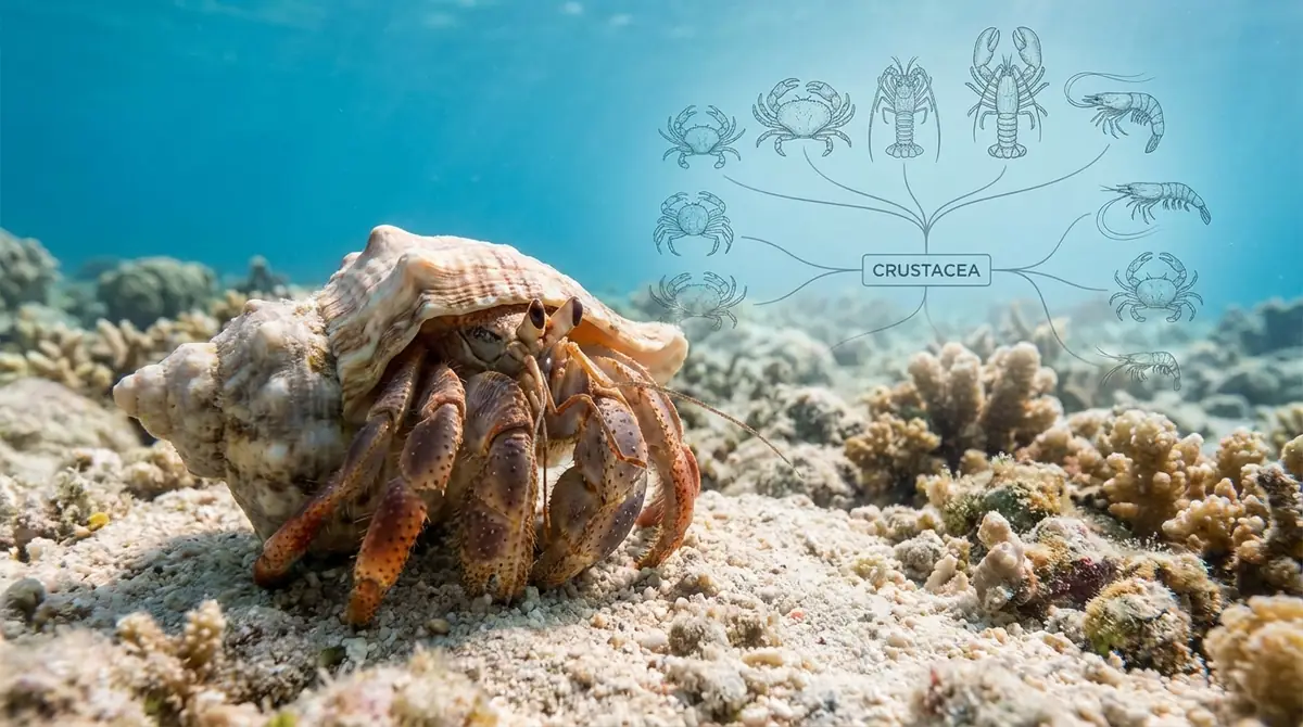 ヤドカリは甲殻類に分類される｜結論と科学的根拠