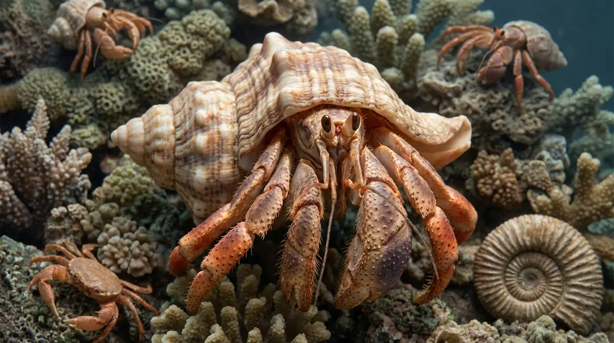 ヤドカリの身体的特徴｜甲殻類としての独自の進化