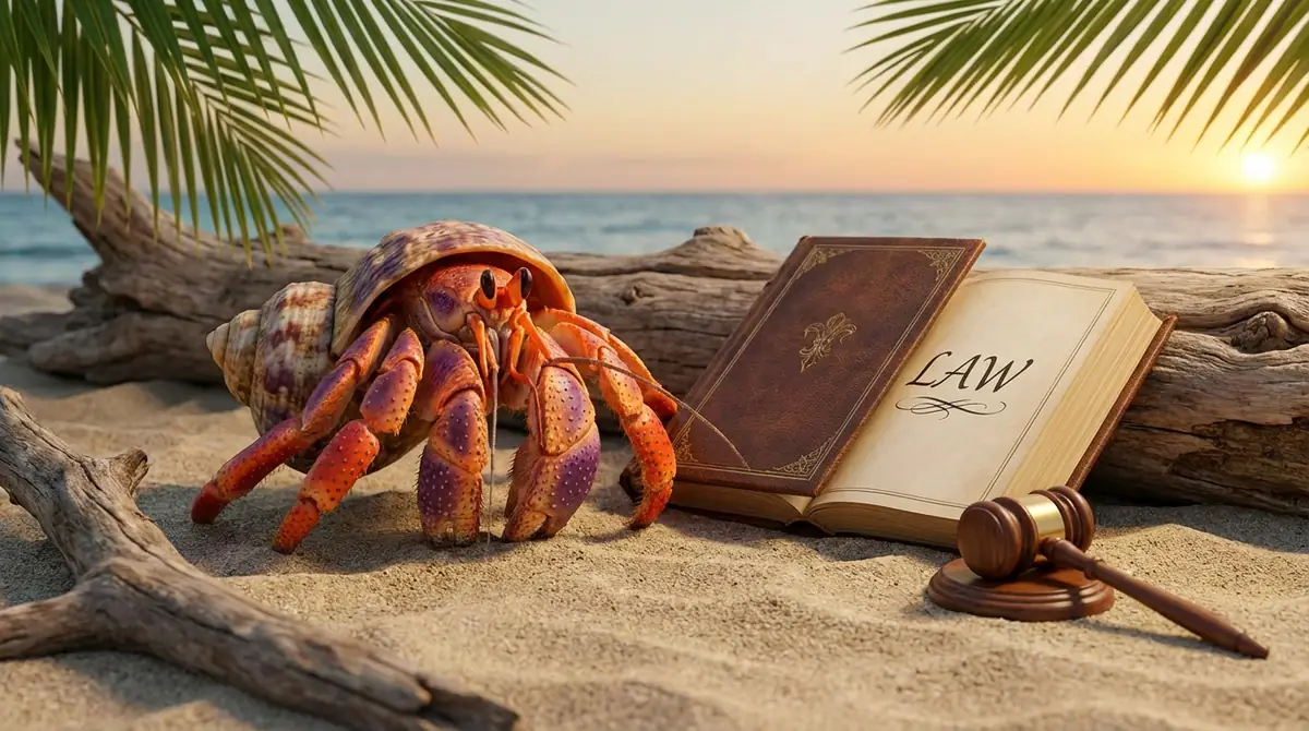 ナキオカヤドカリの飼育は違法？法律と罰則を解説