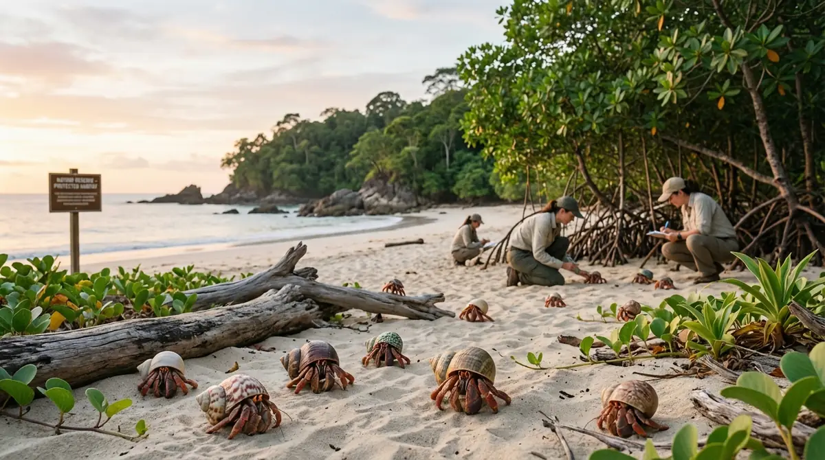 オカヤドカリの生息地と保護の現状