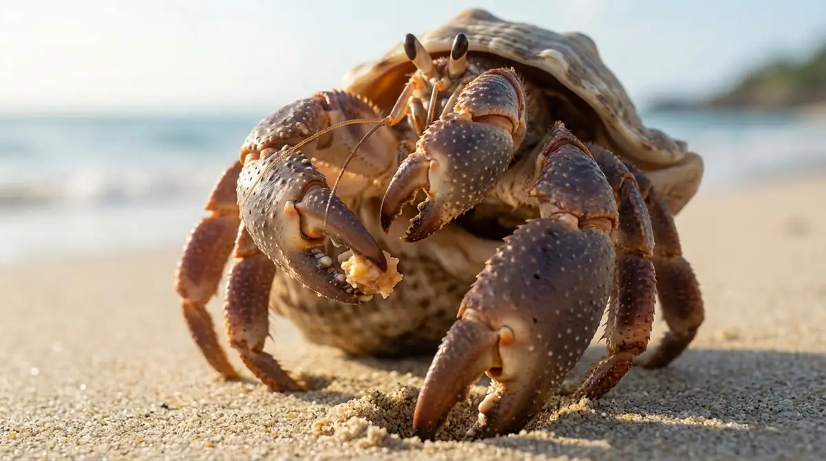 ヤドカリのハサミが持つ3つの重要な役割
