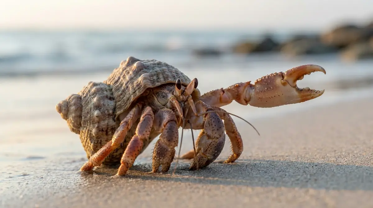 ヤドカリのハサミが左右で大きさが違う理由を解説
