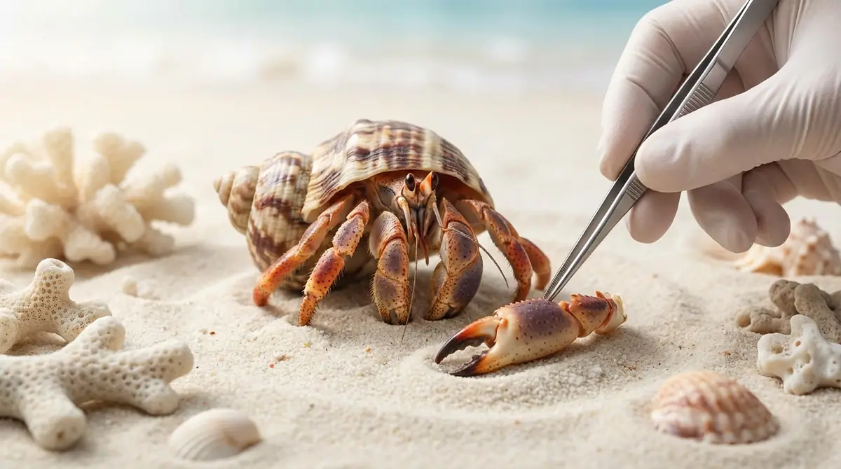 【緊急対応】ヤドカリのハサミが取れた時の対処法5ステップ