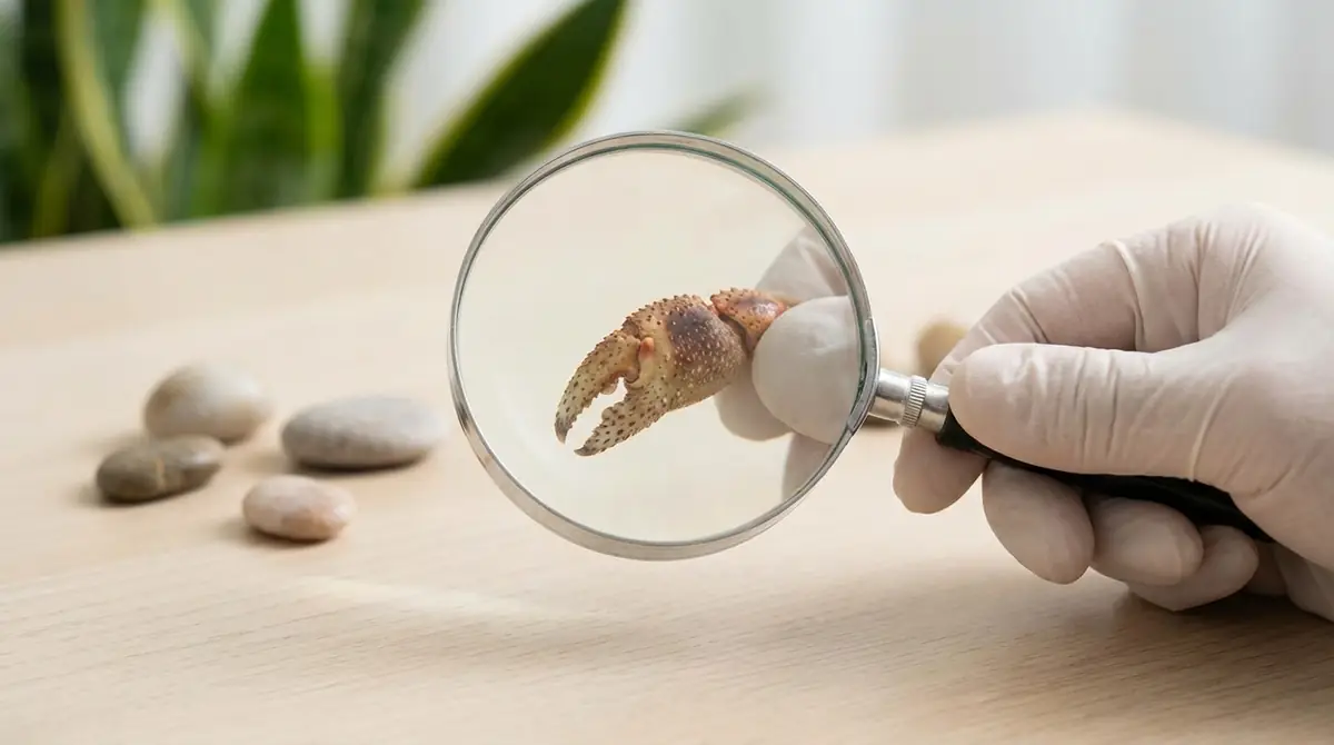 ヤドカリのハサミでわかる健康チェックポイント