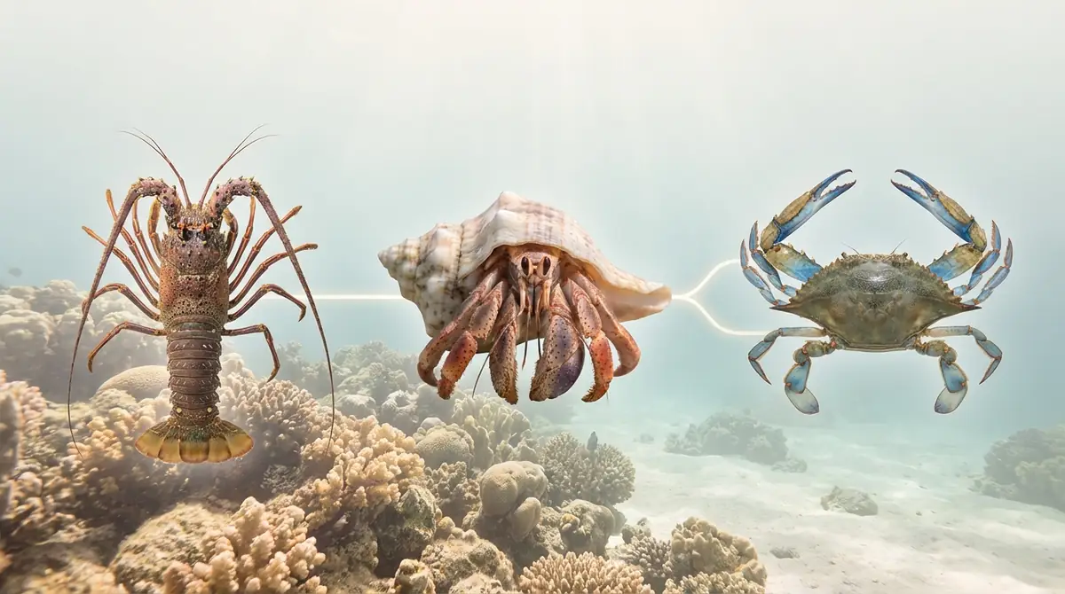 【結論】ヤドカリはエビとカニどっちの仲間？答えを解説