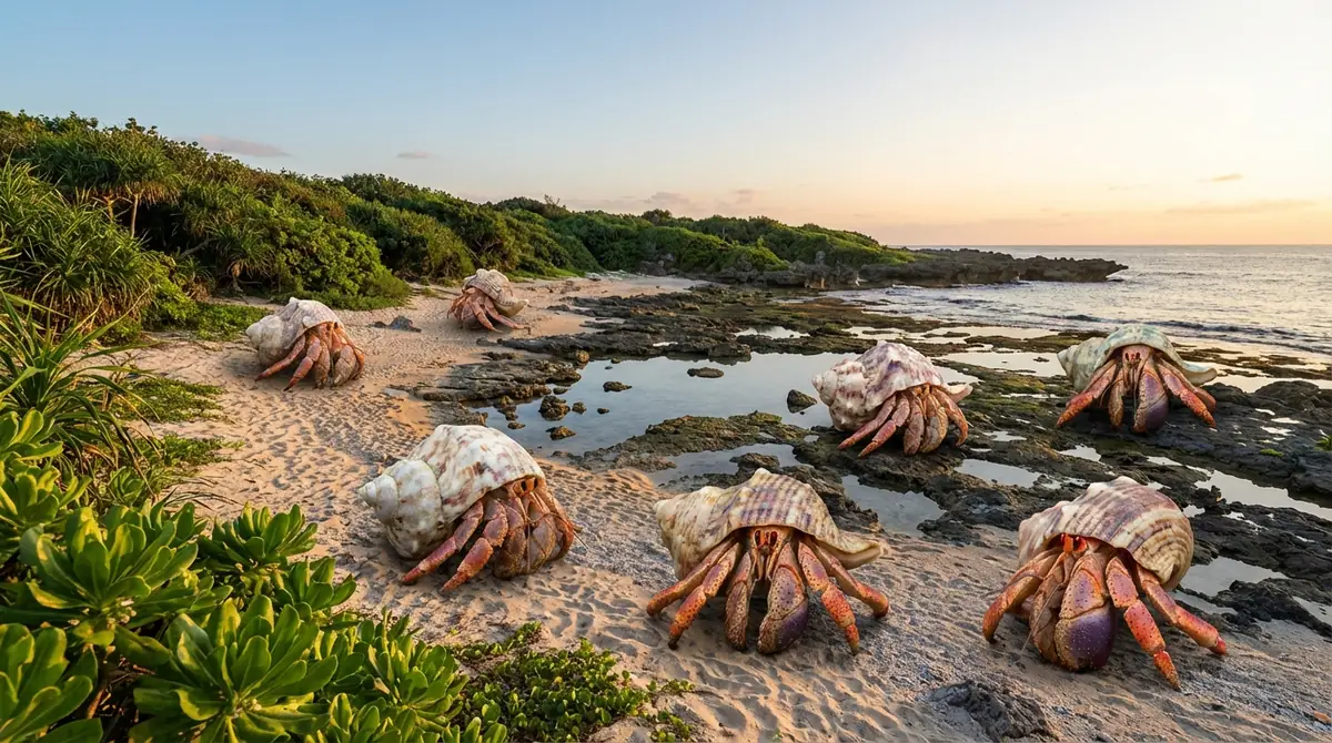 日本に生息するオカヤドカリは全7種類|一覧と基本情報