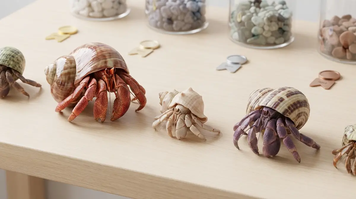 オカヤドカリの種類別|価格相場と入手難易度