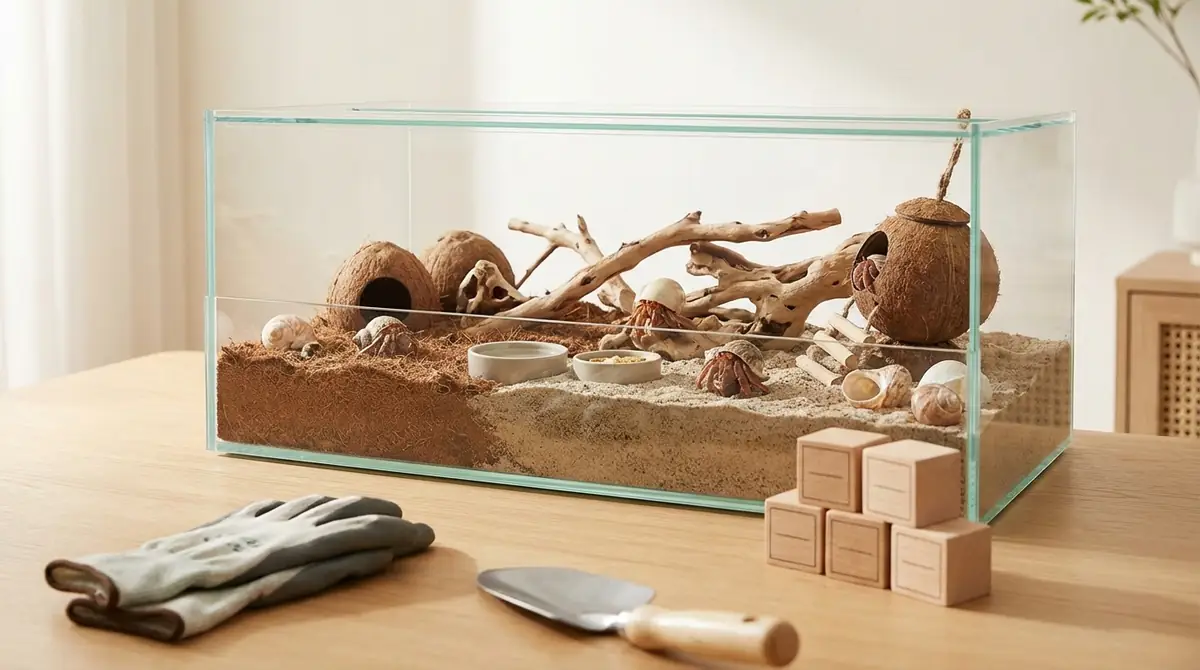 オカヤドカリの飼育環境セットアップ|初心者向け5ステップ