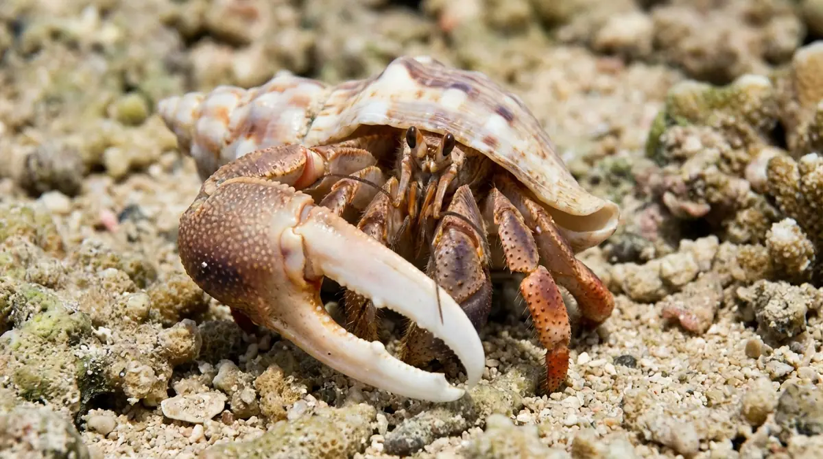 ヤドカリのハサミが左右で違う3つの理由