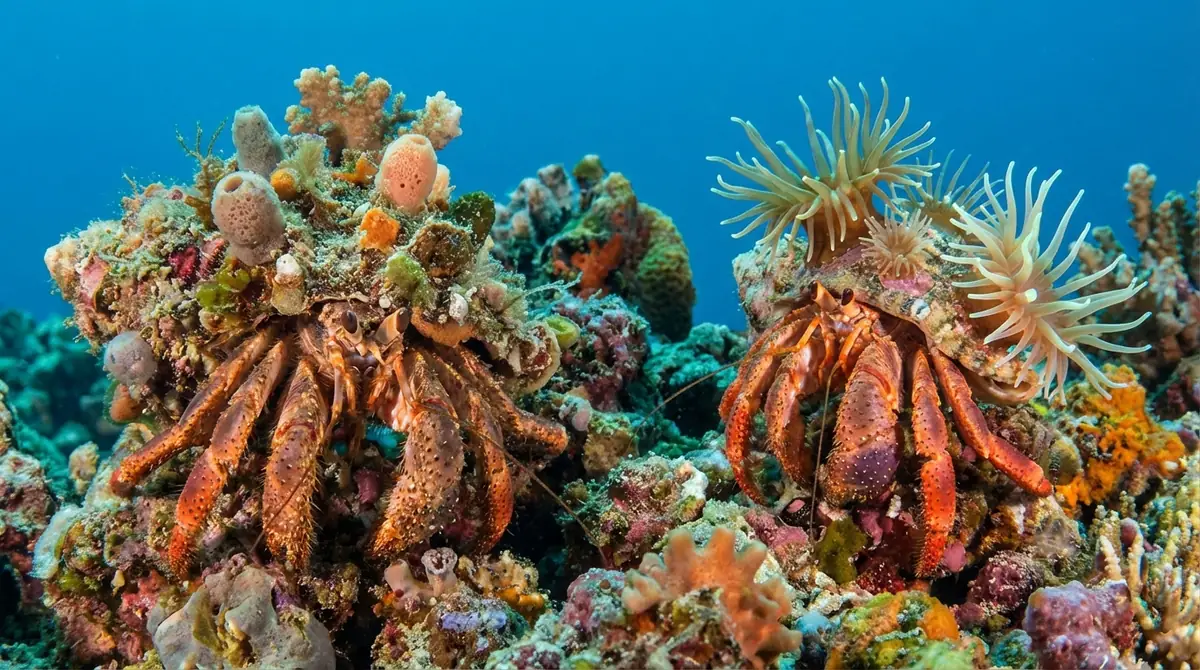 【結論】ヤドカリの擬態は本当?正しくは「隠蔽」と「共生」