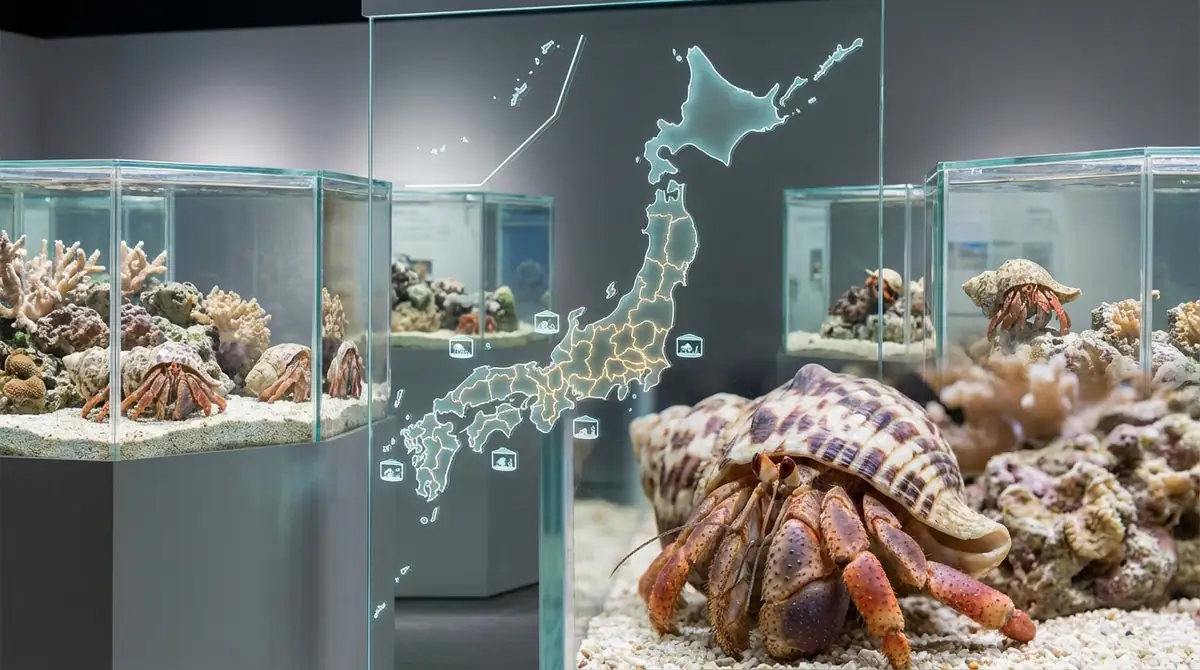 ヤドカリに会える水族館一覧|全国の展示施設を地域別に紹介