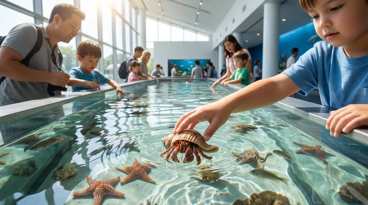 ヤドカリに触れる水族館5選|タッチプール体験ができる施設