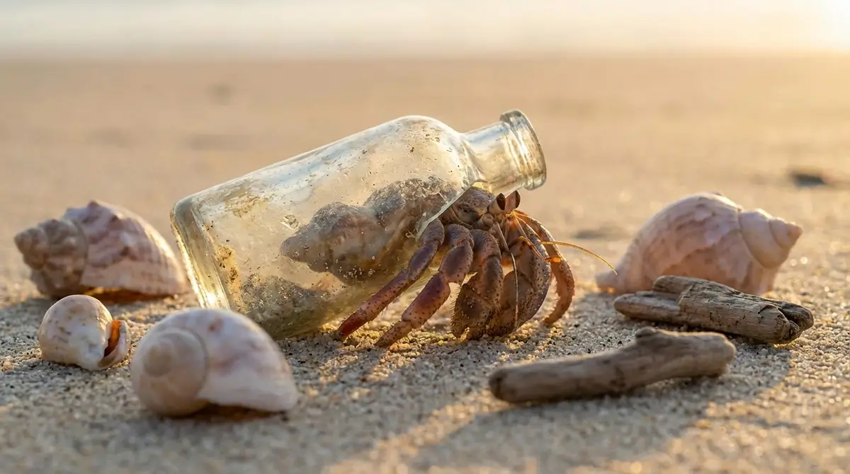 【結論】ヤドカリは巻貝以外も殻として使う