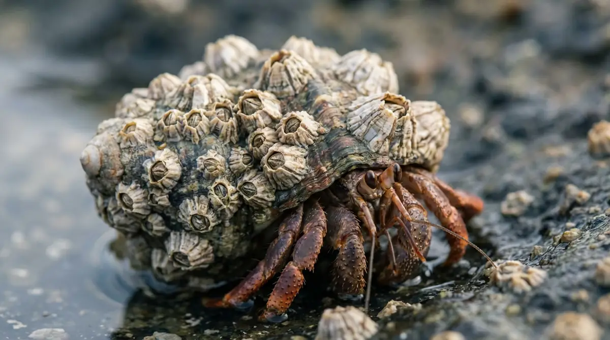 ヤドカリとフジツボの関係は共生？それとも寄生？