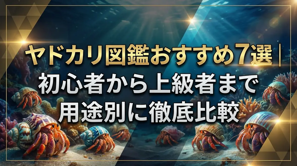 ヤドカリ図鑑おすすめ7選｜初心者から上級者まで用途別に徹底比較