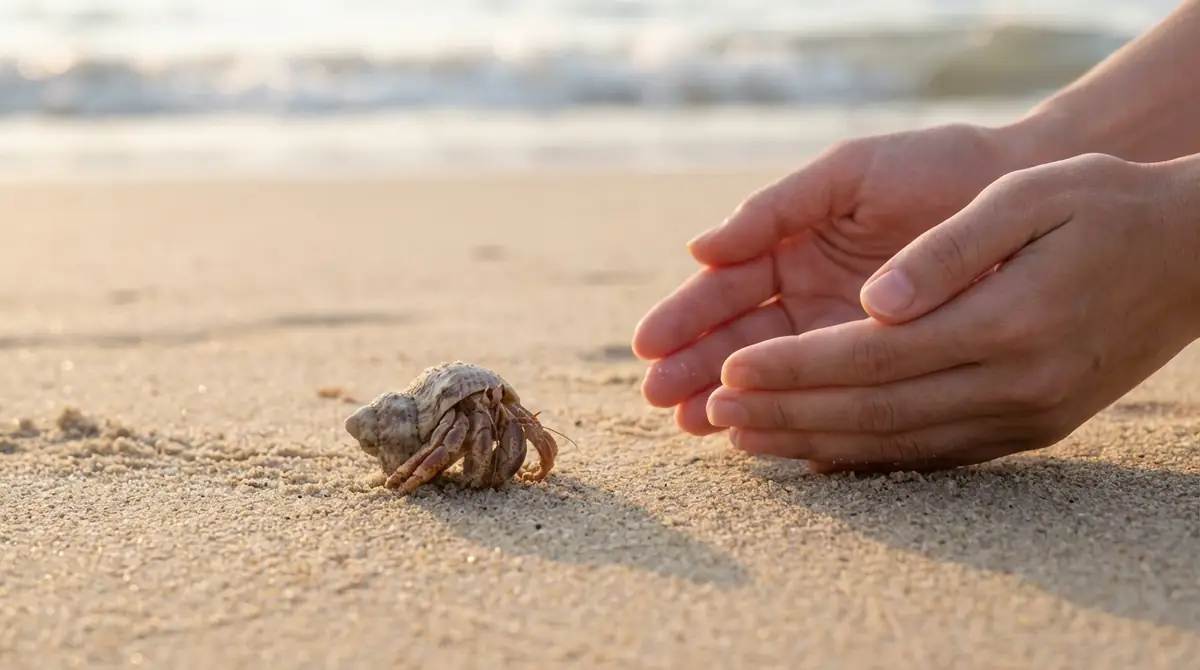まとめ｜ヤドカリが砂に潜ったら「見守る」が正解