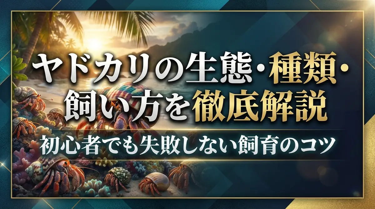 ヤドカリの生態・種類・飼い方を徹底解説｜初心者でも失敗しない飼育のコツ