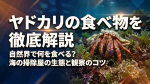 ヤドカリの食べ物を徹底解説｜自然界で何を食べる？海の掃除屋の生態と観察のコツ