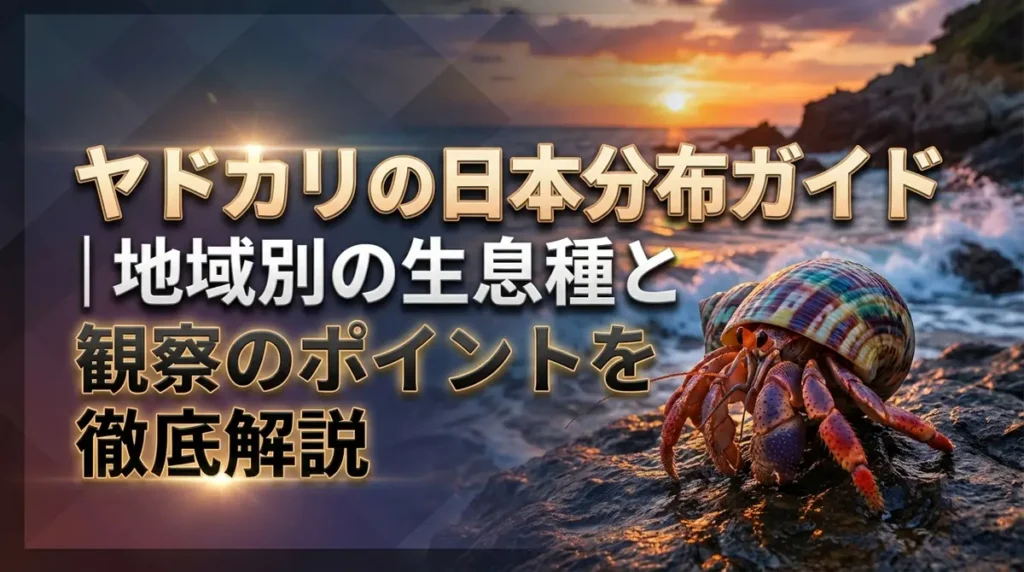 ヤドカリの日本分布ガイド｜地域別の生息種と観察のポイントを徹底解説
